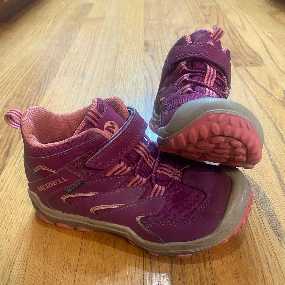 Merrell girls waterproof hiking boots